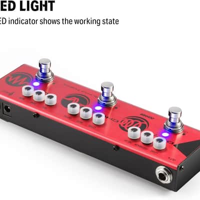 Donner Alpha Force 3-in-1 High Gain Distortion / Chorus / Delay Guitar Multi-Effects Pedal,price include the import duty to US buyer image 4