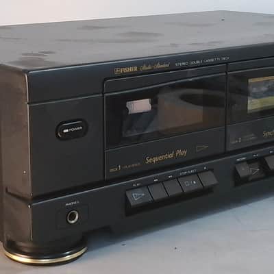 Fisher CR-W681 Double Cassette Deck Dual Deck Synchro Dubbing Sequential Play image 4