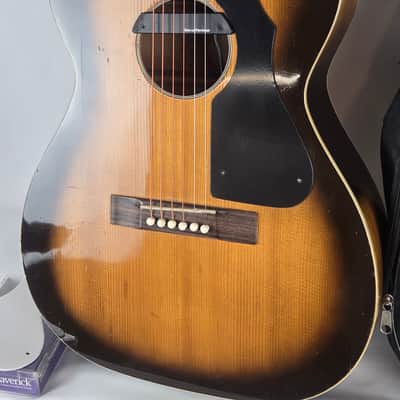 Silvertone Harmony 621 1965 - X-brace Conversion, Neck Reset, Bone Nut & Saddle, Seymour Duncan Maverick Soundhole Pickup image 2