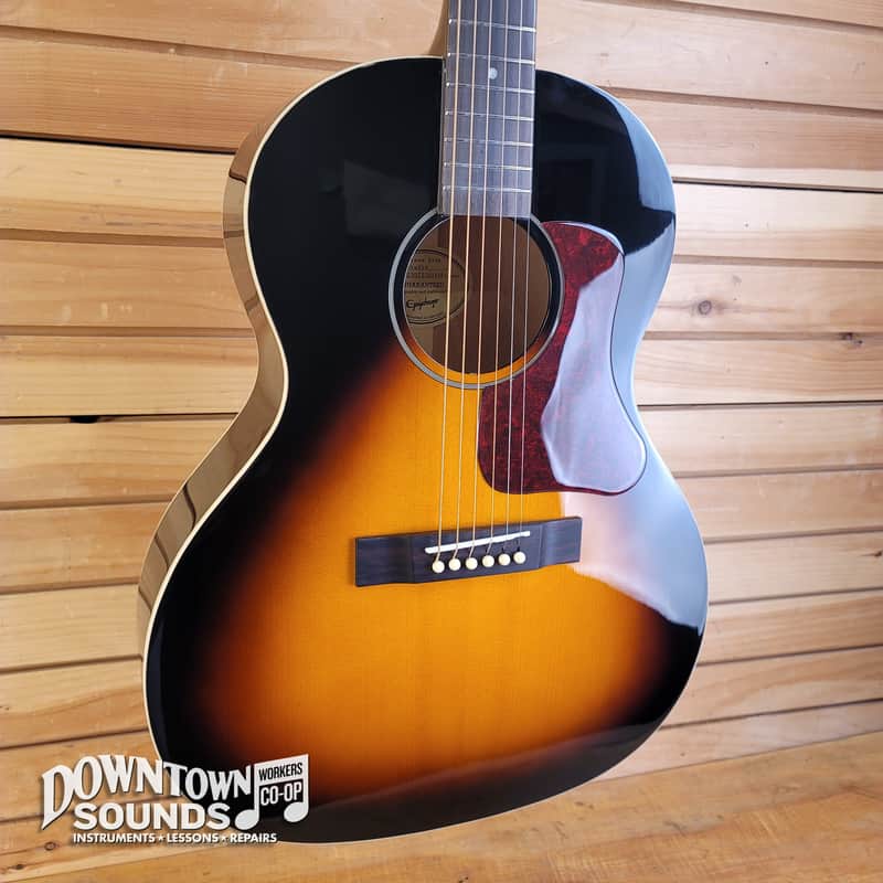 Epiphone Blues King Studio Acoustic-Electric Concert Guitar with Epiphone Gig Bag - Dark Burst image 1