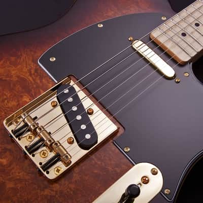 Michael Kelly Guitars Ele Gtr Custom Collection 50 Burl Burst S/s Mplfb,  MK50CBBMRN image 5