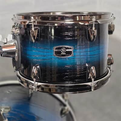 Used Yamaha Live Custom Hybrid Oak 3pc Drum Set Uzu Ice Sunburst - Very Good image 2