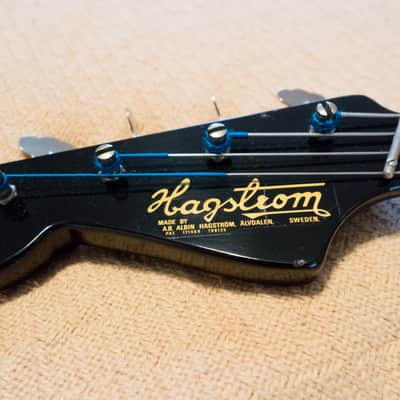 Hagstrom C-1 Concord Electric Bass  - 1966 or '67, Gloss Tobacco Sunburst - Left Handed, Lefty image 7
