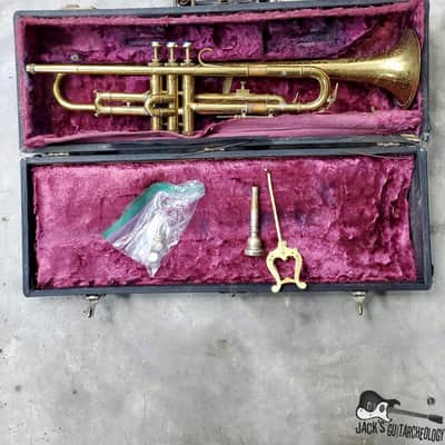 Conn / Musicraft "Stencil Horn" Bb Trumpet (1920s Lacquered Brass) image 18