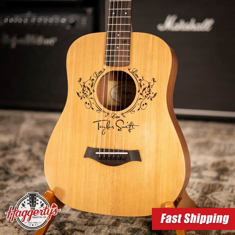 Taylor TS-BTe Taylor Swift Acoustic/Electric Guitar with Gig Bag image 1