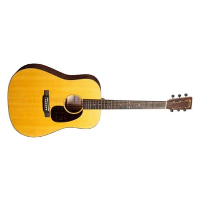Martin Road Series D-10E Retro Acoustic-Electric Guitar w/ Softshell Case - Natural Aging Toner image 3