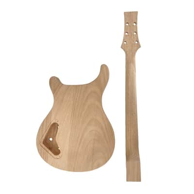 PRS Style Flame Maple Top DIY Electric Guitar – Mahogany Body & Neck – 22 Frets image 3