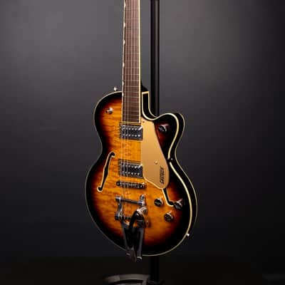 Gretsch G5655T-QM Electromatic Center Block Jr. Quilt Semi-hollowbody Electric Guitar - Sweet Tea image 5