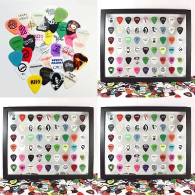 Plectrum Spectrum ™ 11" x 14" Guitar Pick Display Frame CLEAR- HOLDS 54 Guitar Picks FRAME INCLUDED image 10
