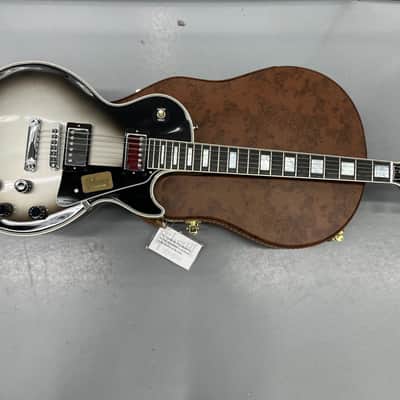 Gibson Les Paul Custom 2017 SilverBurst Custom Shop Case COA Papers Goodies American Made in USA_245 image 9