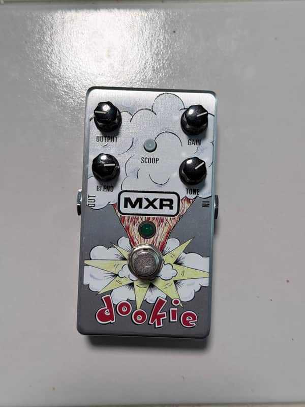 MXR DD25 Green Day Dookie Drive Overdrive V2 2020 - Silver / Graphic image 1