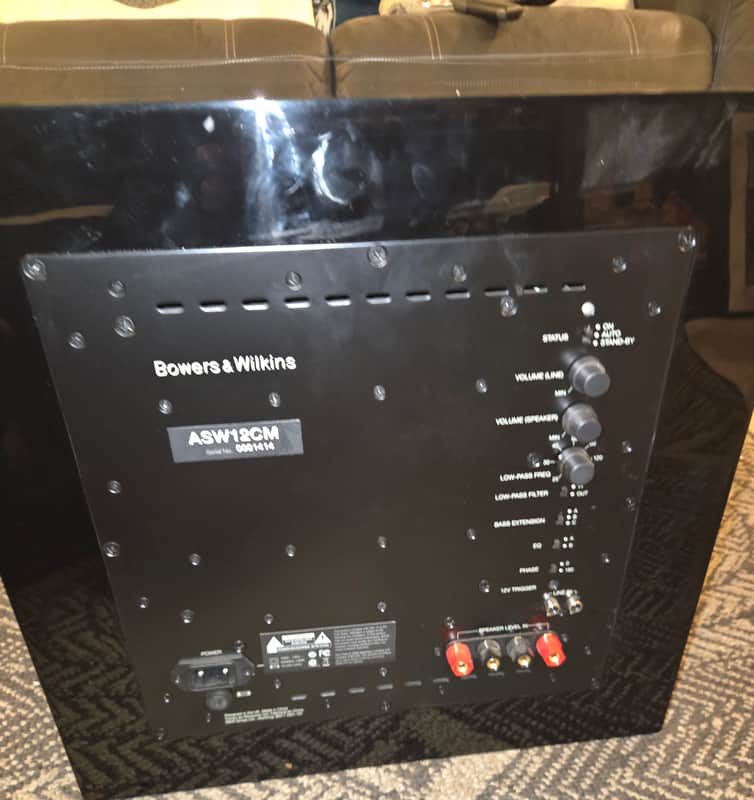 Bowers & Wilkins ASW12CM 12" Powered Subwoofer – 500W – Black ASW12CM image 1