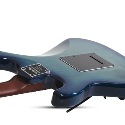 Schecter Traditional Pro Transparent Blue Burst image 4