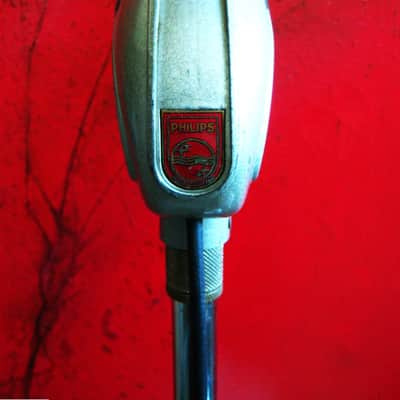 Vintage RARE 1950's Philips EL6011 model Dynamic microphone Holland Shure Electro Voice image 6