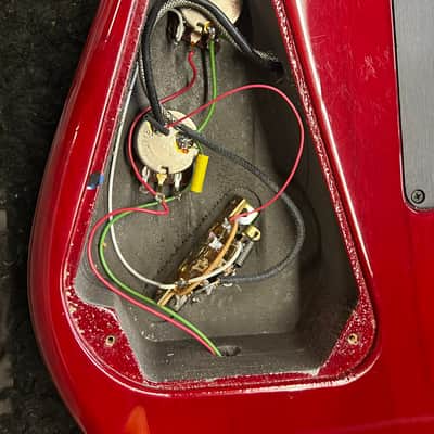 1993 Hamer USA Diablo - Translucent Red w/Original Hardshell Case image 19
