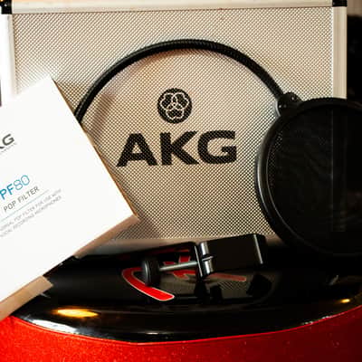 AKG C414 XLS Large Diaphragm Multipattern Condenser Microphone 2010s - Black image 3