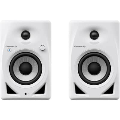 Pioneer DJ DM-40D-BT 4" Two-Way Active Speakers with Bluetooth (Pair, White) image 2