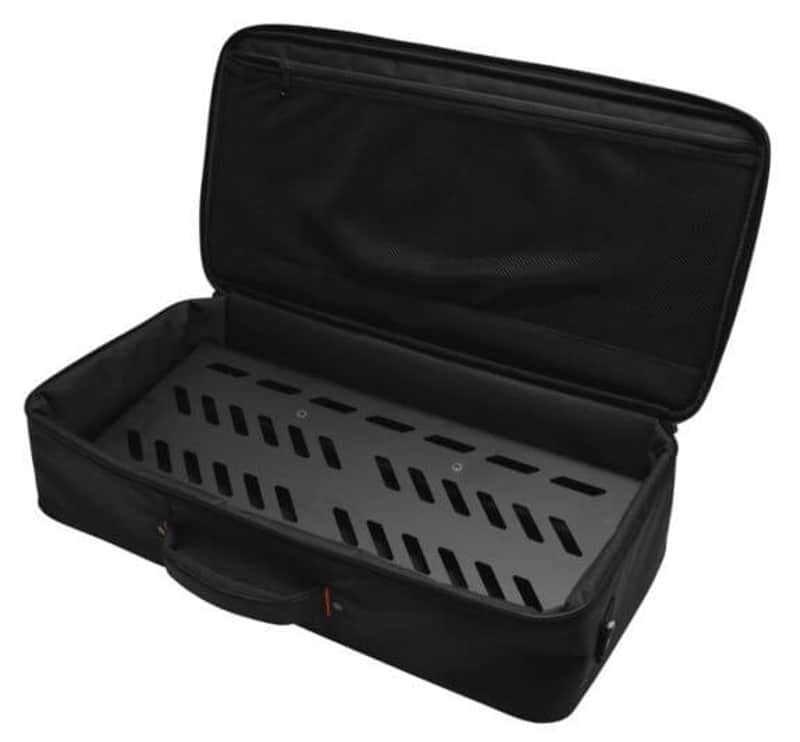 Gator Frameworks Black Aluminum Pedal Board, Large with Carry Bag image 1