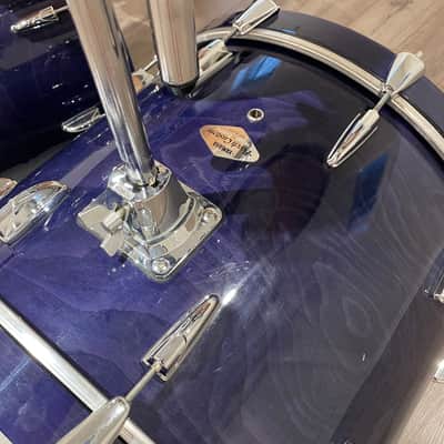 Yamaha Beech Custom Drums - Made in Japan - Blueberry image 13