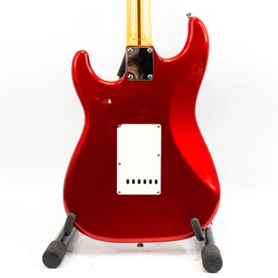 2002 Fender Japan ST-43HM Stratocaster HH Candy Apple Red MIJ w/ Manual image 2