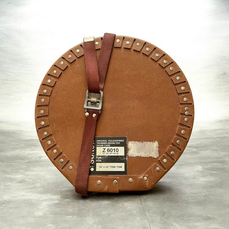 Vintage Sonor Z 6010 Original Vulkanfiber Drum Case for 10"x10" Tom - Made in Germany image 1