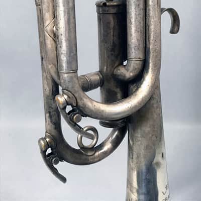 1935 Frank Holton & Co. Legonnaire Single Valve Tenor Bugle image 8