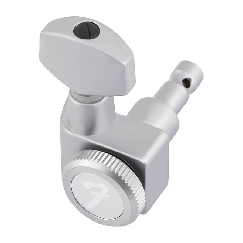 Fender Locking Stratocaster/Telecaster Tuners 6 In-Line Right Handed (Brushed Chrome) image 1