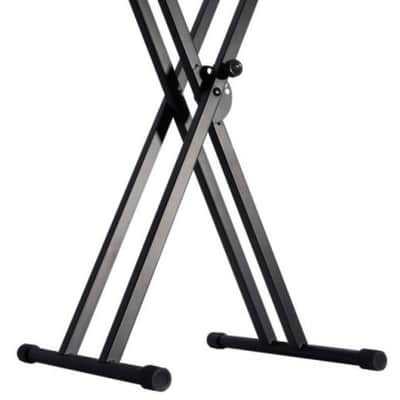 On-Stage KS7171 Adjustable Double-X Keyboard Stand w/Bolted Construction image 1