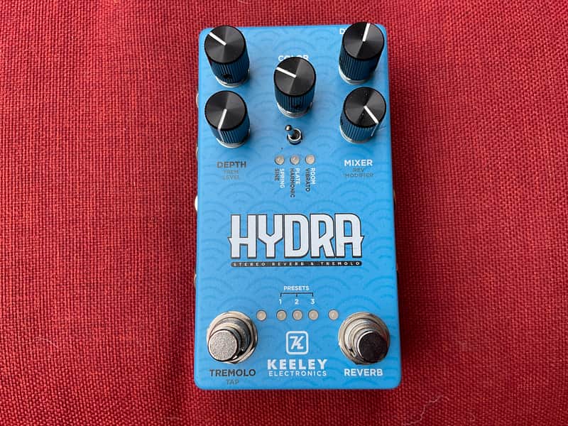 Keeley Hydra Stereo Reverb & Tremolo 2020 - Present - Blue image 1