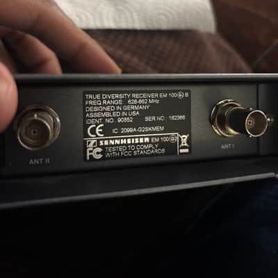 Sennheiser True Diversity Receiver ew100 G2 Grey image 5