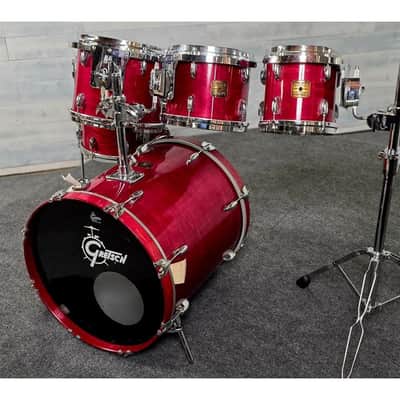 Used Vintage Gretsch USA Custom 5pc Drum Set Rosewood 1980s Jasper - Good image 2
