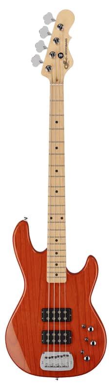 G&L Tribute Series L-2000 with Maple Fretboard Clear Orange image 1