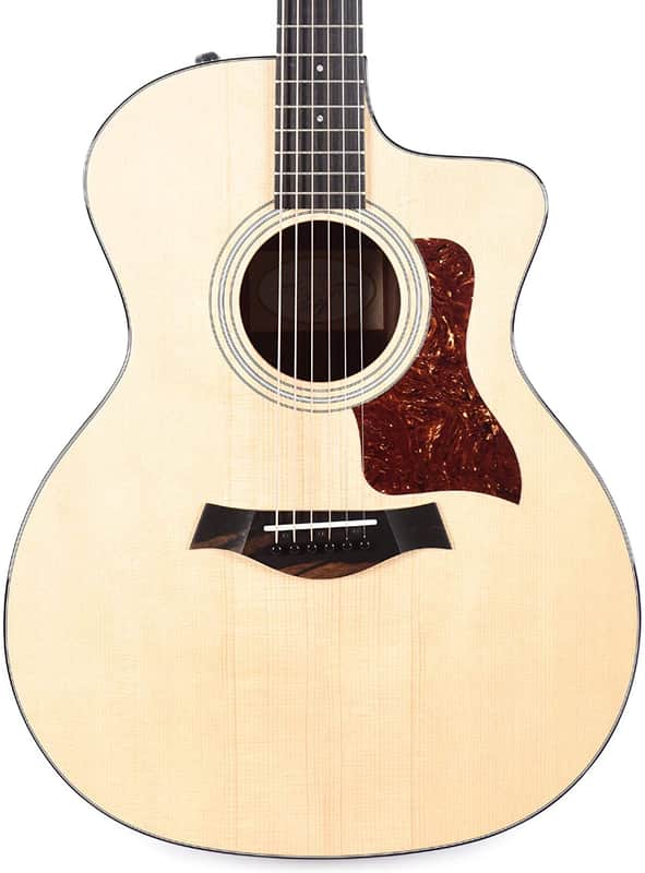 Taylor 214ce Rosewood Grand Auditorium Acoustic Electric Natural, with Gig Bag image 1