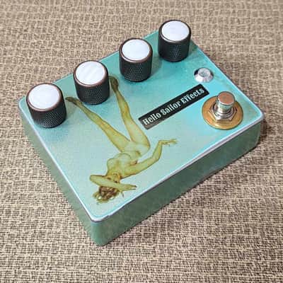 Hello Sailor Effects Pin Up Delay - Mermaid green nitrocellulose lacquer image 8