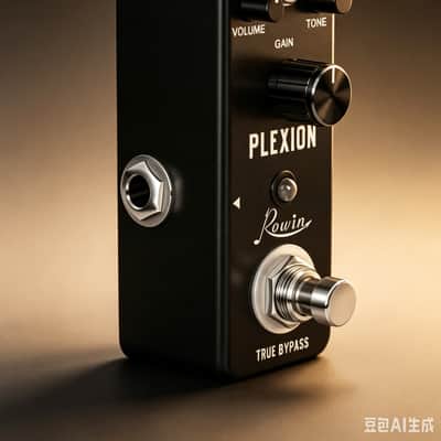Rowin LEF-324 Plexion Plexi Distortion Pedal Dual Bright/Normal Mode True Bypass Mini Metal Guitar Effect--Shipped from Irvine Warehouse in California by USPS image 5