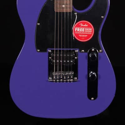 Squier Sonic Esquire H, Laurel FB, Ultraviolet image 1