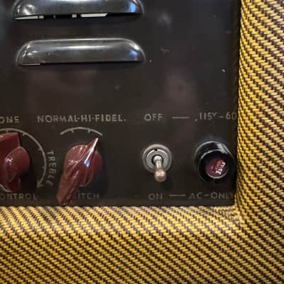 Vintage 1940s/1950s Tube Amp - Tweed SAVE NOW image 5