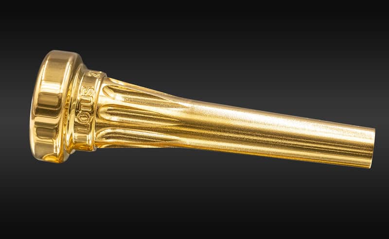 Lotus 3L2 Trumpet Mouthpiece Bronze 3rd Generation - Gold Plated