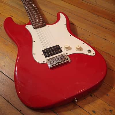 Fullerton Single Humbucker Doublecut Electric Red image 1