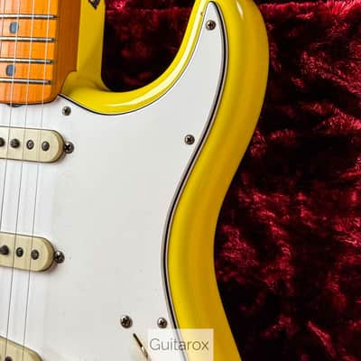 2016 Fender 69 Strat Closet Classic Yellow image 8