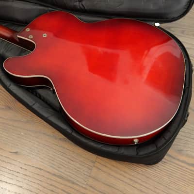 1963 Harmony H54 Rocket Red Sunburst image 9