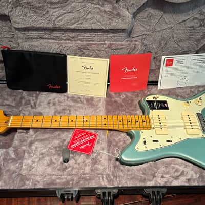 Fender American Professional II Jazzmaster with Maple Fretboard 2020 - Present - Mystic Surf Green image 18
