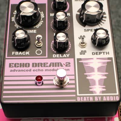 Death By Audio Echo Dream 2 Advanced Echo Modulation Guitar Effects Pedal image 2