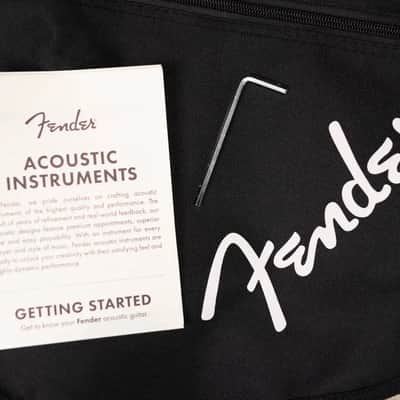 Fender California Standard Redondo Mini Acoustic Guitar - Fiesta Red with Gig Bag image 14