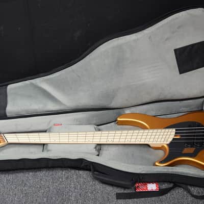 Dingwall NG-3 5 String LEFTY, Matte Gold Metallic / Maple *In Stock! image 7
