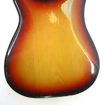 Vintage 1975 Fender P-P Precision Bass Double P-Bass Sunburst 4-Bolt Body mid-1970s image 2