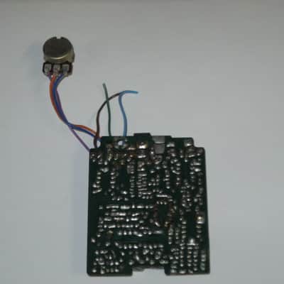 FOR PARTS/FOR REPAIR Ibanez Maxon CS9 from 1982 CIRCUIT BOARD with Mounted Parts, Width Potentiometer +Wires, 2 Other Wires, Power Jack (NO: Switch, OUT Jacks, IN Jack, LED, Other Wires, Battery Clip, External Parts) what's pictured is what's for sale image 5
