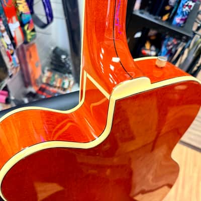 ✨1990✨ Gretsch 6120 Nashville Western Orange MIJ Terada~ Bigsby~ Japan + Case! image 13