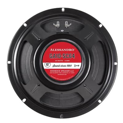 Eminence GA10-SC64 George Alessandro Signature Guitar Speaker (10 Inch, 20 Watts, 8 Ohms) image 2