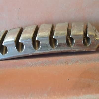 Ibanez Iceman Bridge / Tailpiece/ Studs/ & Posts Complete Assembly Quik Change 1981 Nickle image 11